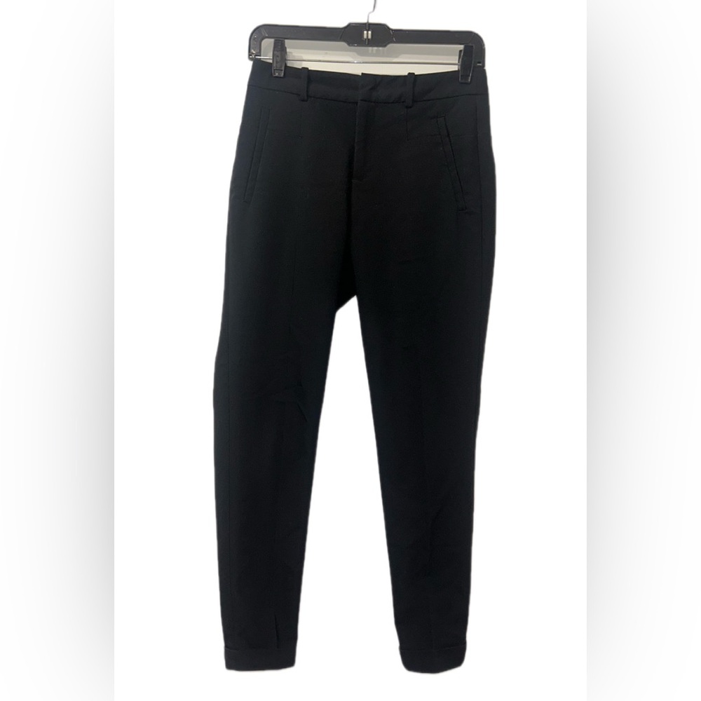 ZARA Basic Work Attire Black Slim Ankle Pants Size XS